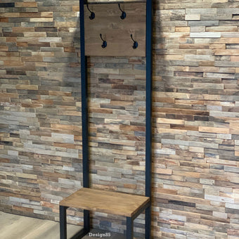 Kapstok Zwart Metaal Staand