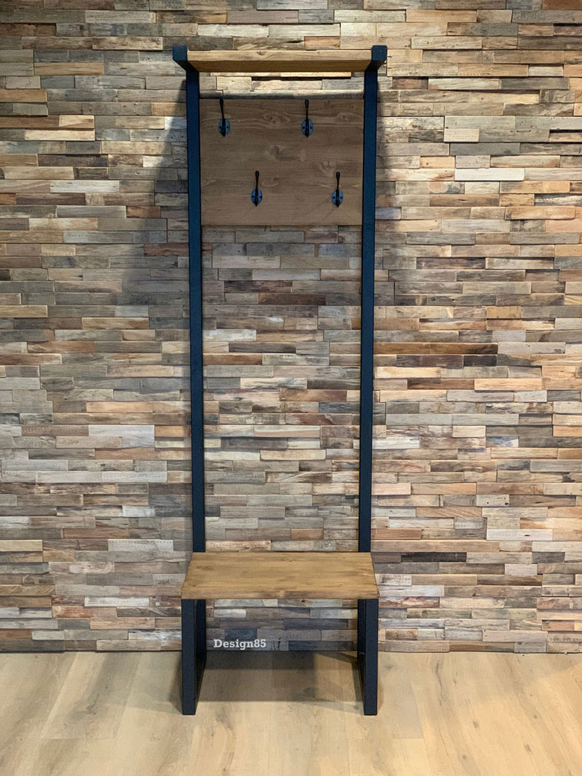 Kapstok Zwart Metaal Staand