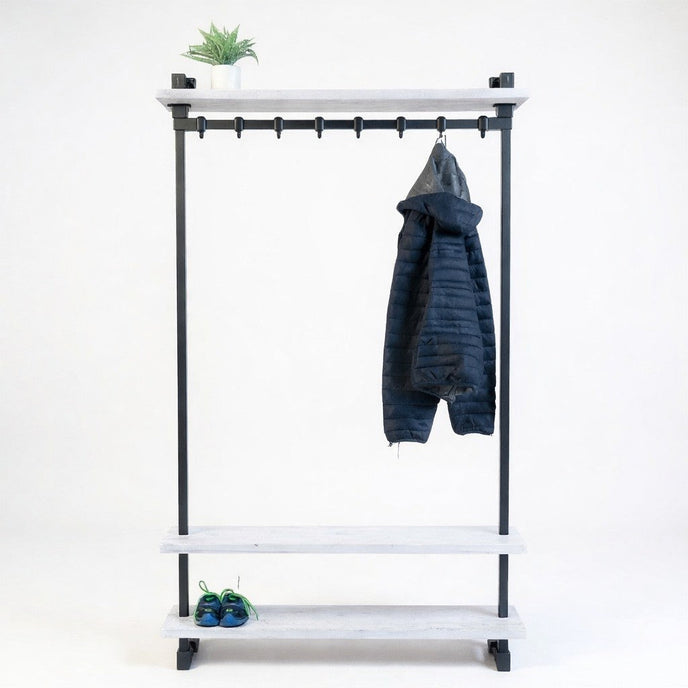 Kapstok zwart metaal Zweef