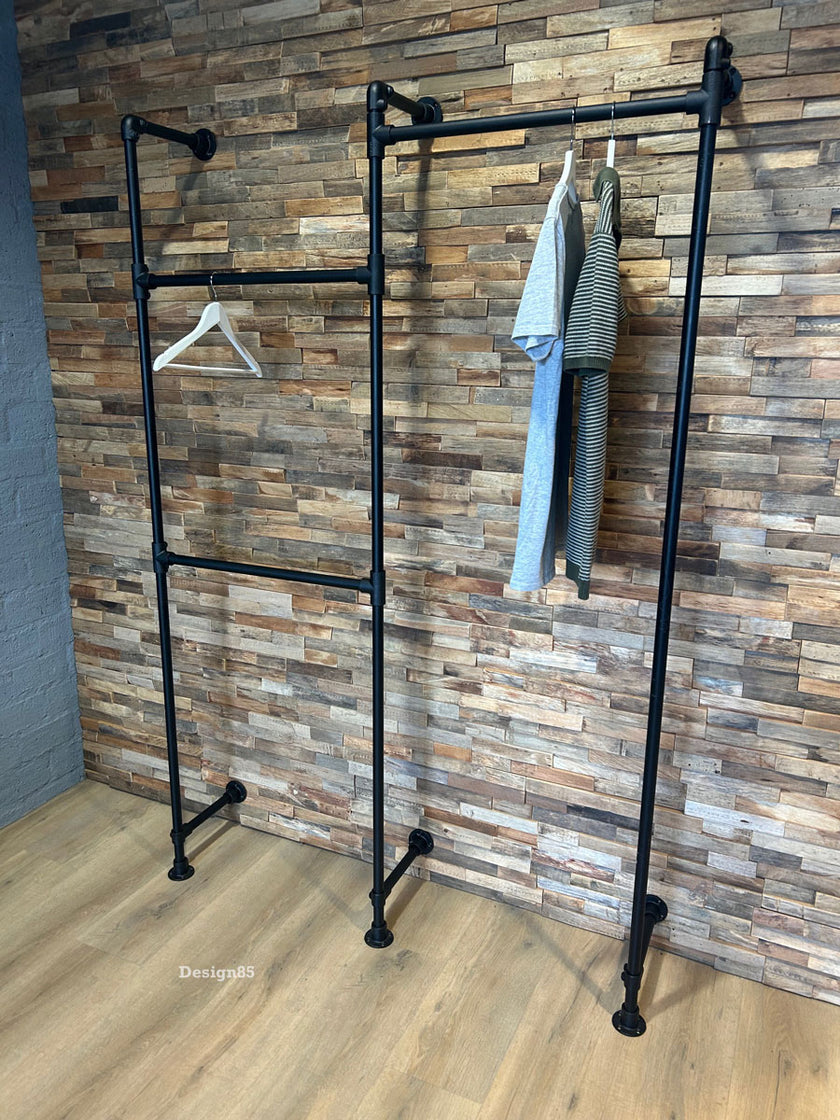 Kledingrek Muur Dubbel