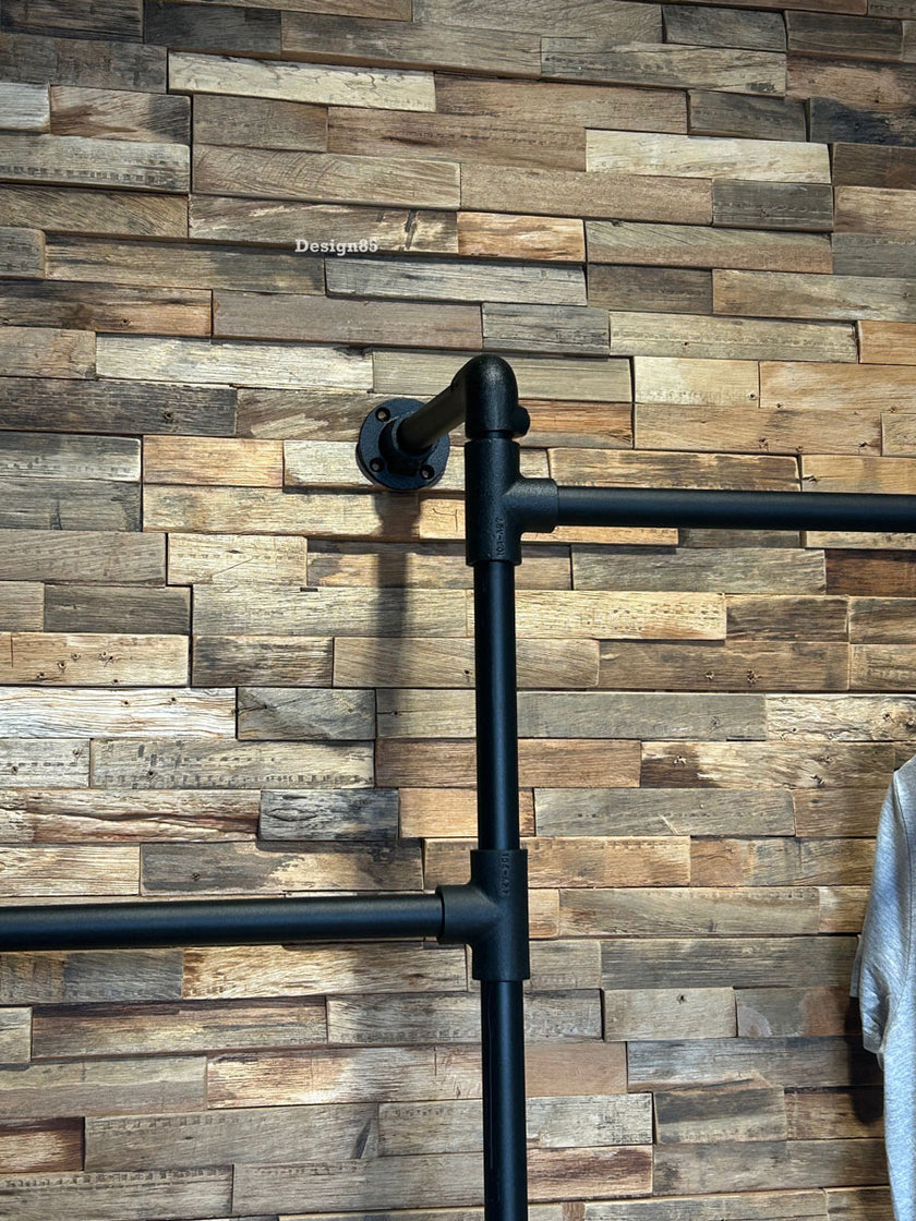 Kledingrek Muur Dubbel