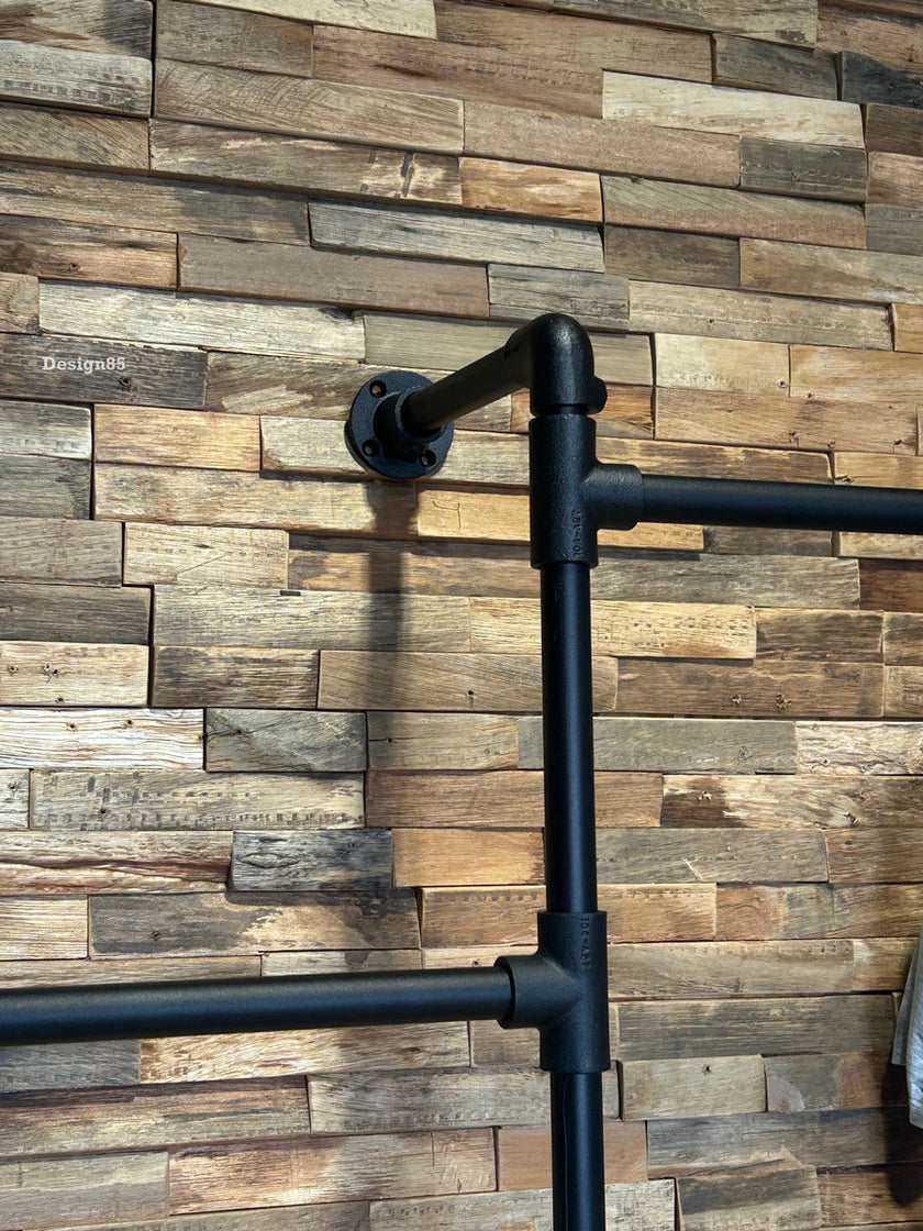 Kledingrek Muur Dubbel