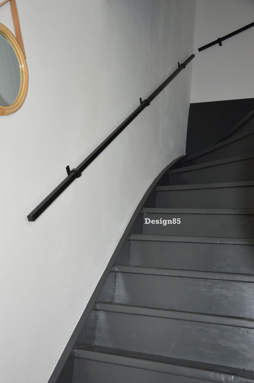 Stalen Trapleuning Zwart