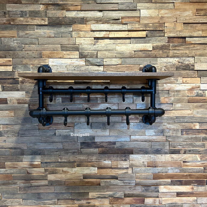 Steigerbuis kapstok Eikenplank