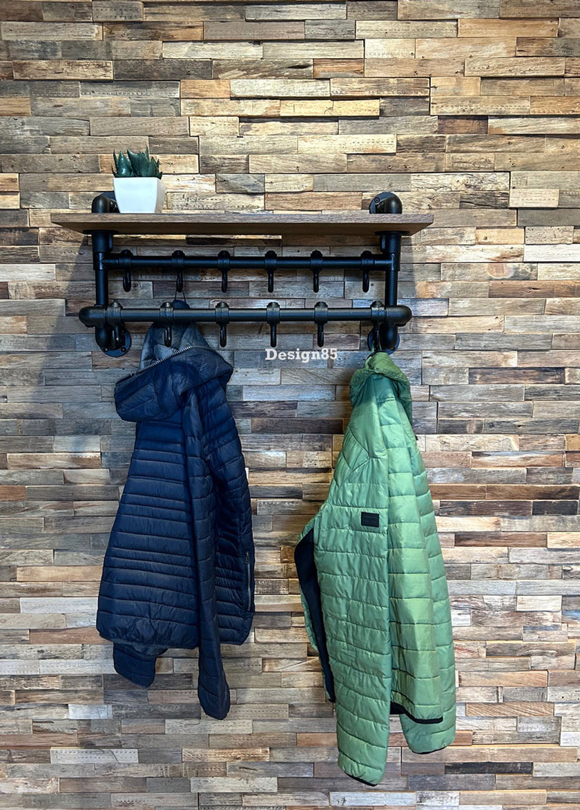 Steigerbuis kapstok Eikenplank