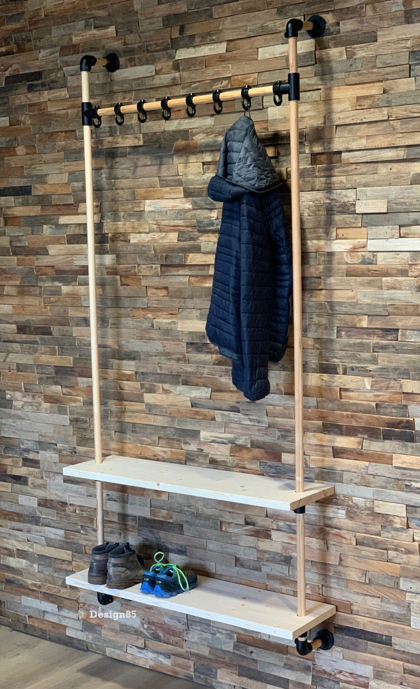 Steigerbuis Kapstok Hout