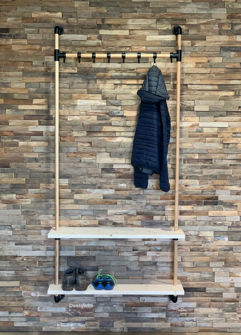 Steigerbuis Kapstok Hout