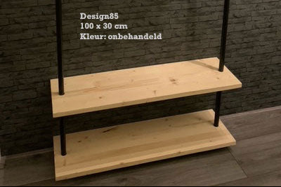 Steigerbuis Kapstok Vintage Onbehandeld