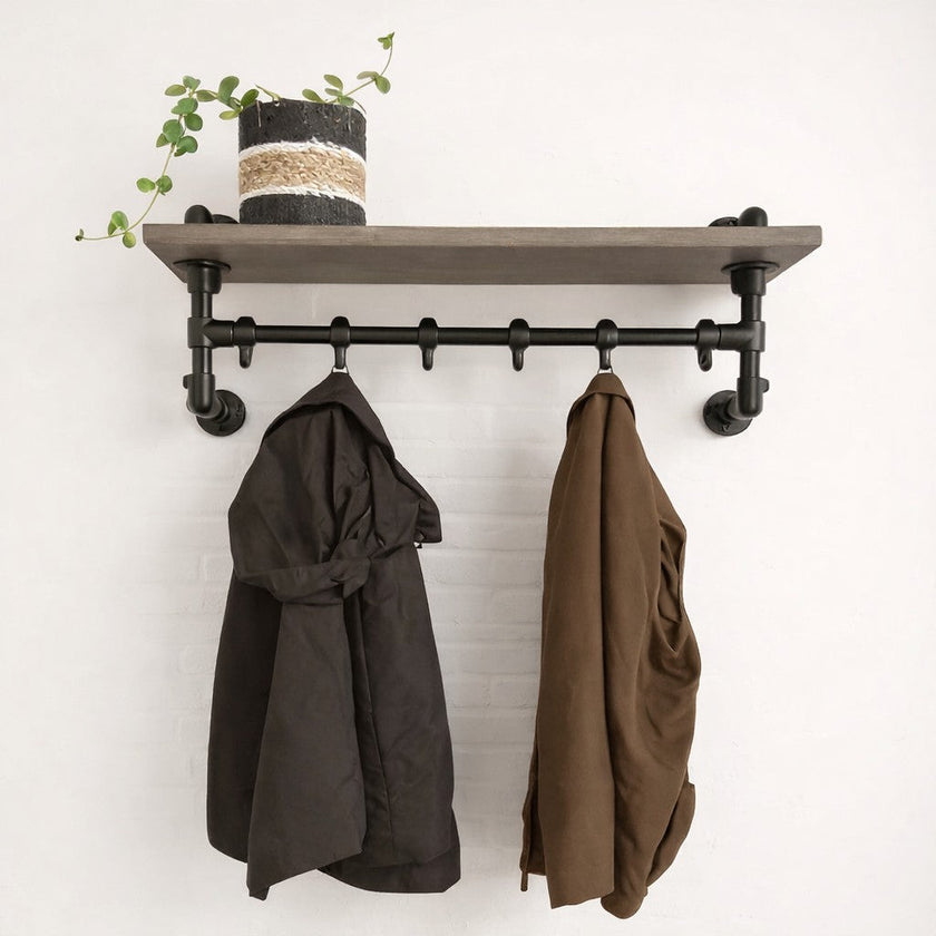 Steigerbuis kapstok Wand