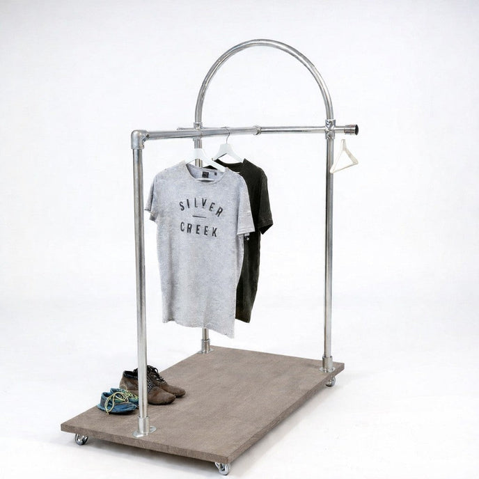 Steigerbuis kledingrek Boog