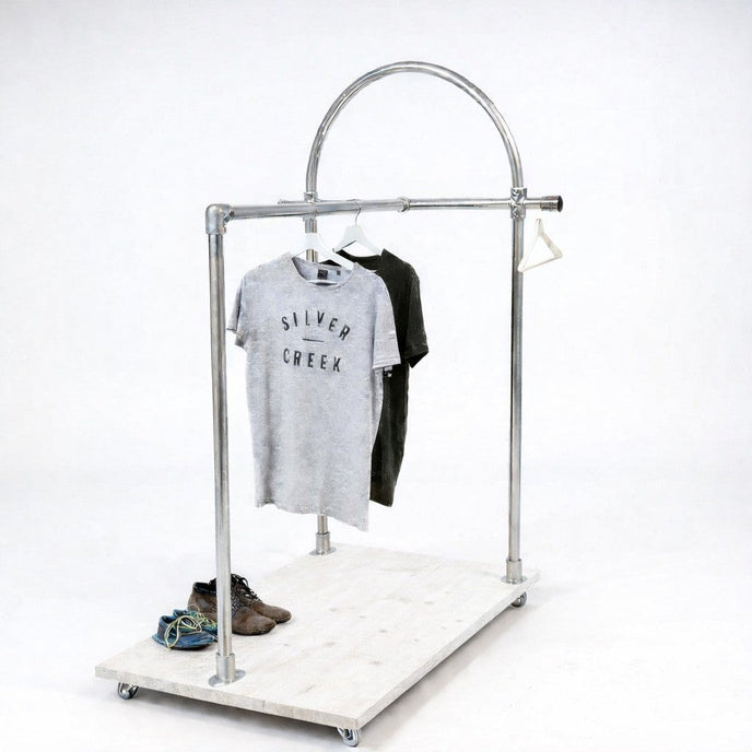 Steigerbuis kledingrek Boog