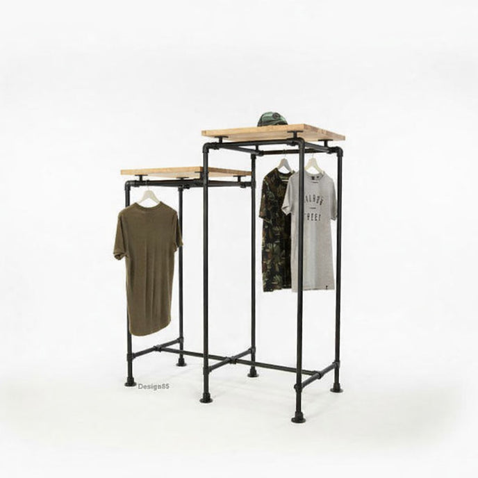 Steigerbuis kledingrek Duo