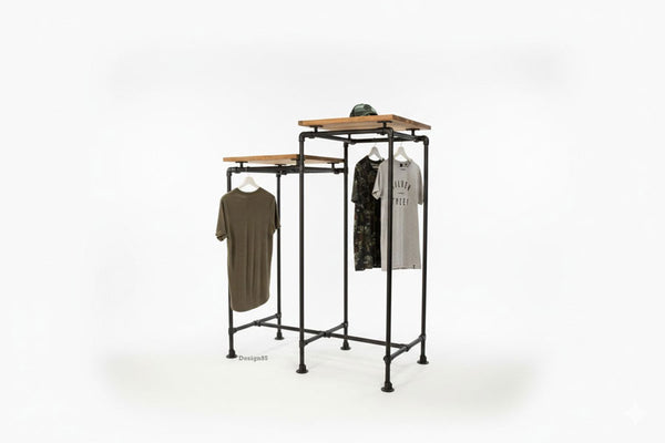 Steigerbuis kledingrek Duo