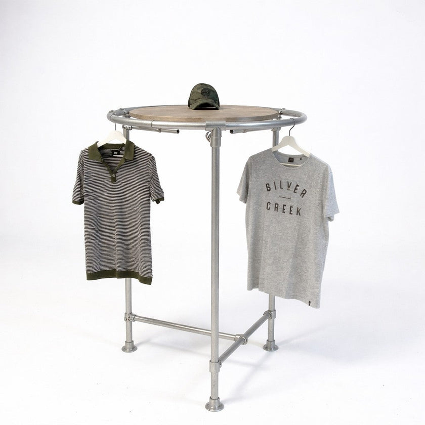 Steigerbuis kledingrek Rond