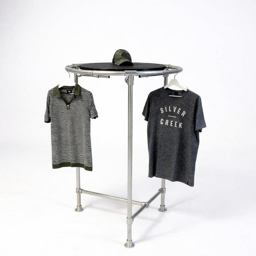 Steigerbuis kledingrek Rond