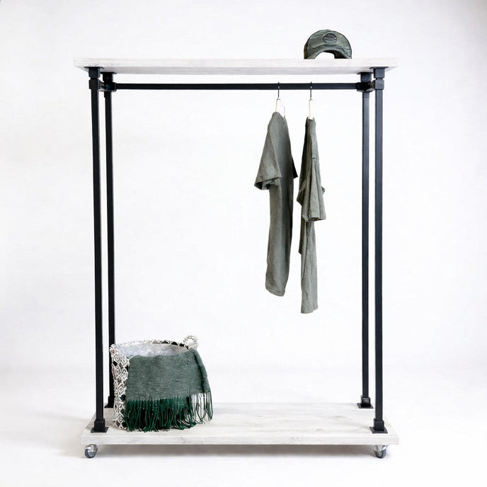 Steigerbuis kledingrek Vierkant