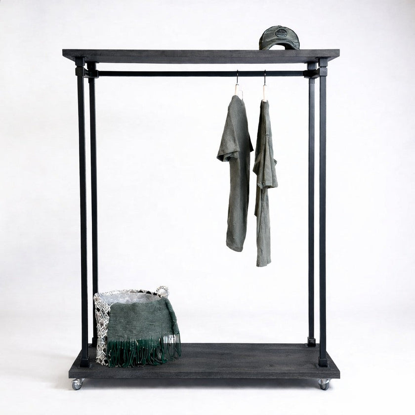 Steigerbuis kledingrek Vierkant