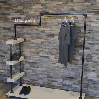 Steigerbuis Kledingrek Vintage