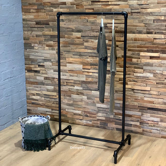 Steigerbuis Kledingrek Zwart