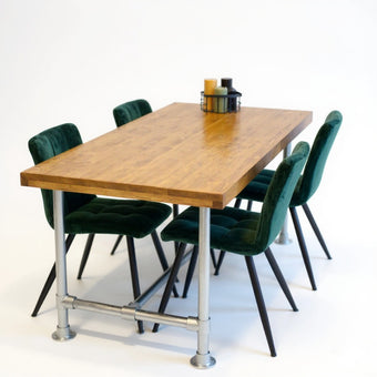 Steigerbuis tafel Natuurlijk met bruin blad