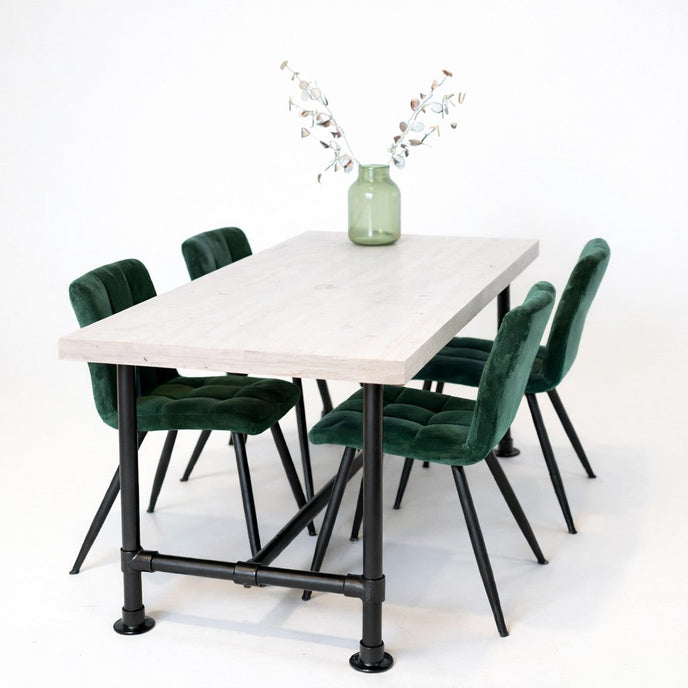 Steigerbuis tafel Zwart