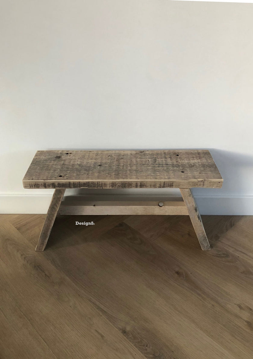 Steigerhouten Bankje Oud